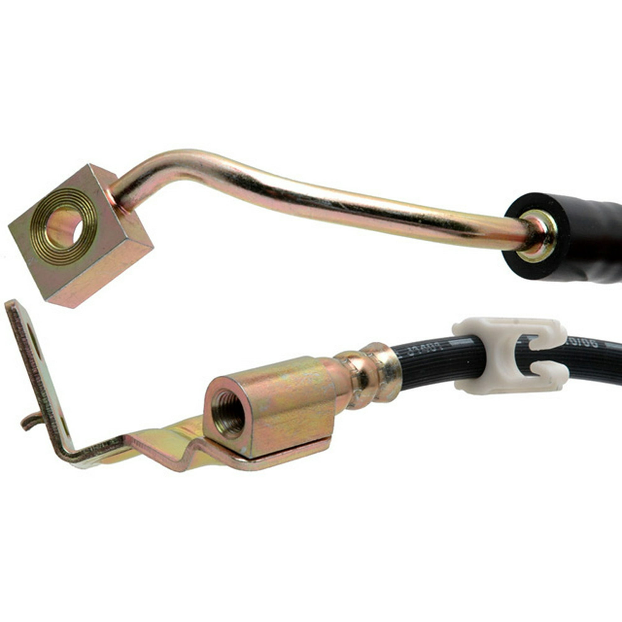 Pro Braking PBK4687-WHT-GOL Front/Rear Braided Brake Line White Hose & Stainless Gold Banjos Pro Braking PBK4687-WHT-GOL Front/Rear Braided Brake Line White Hose & Stainless Gold Banjos